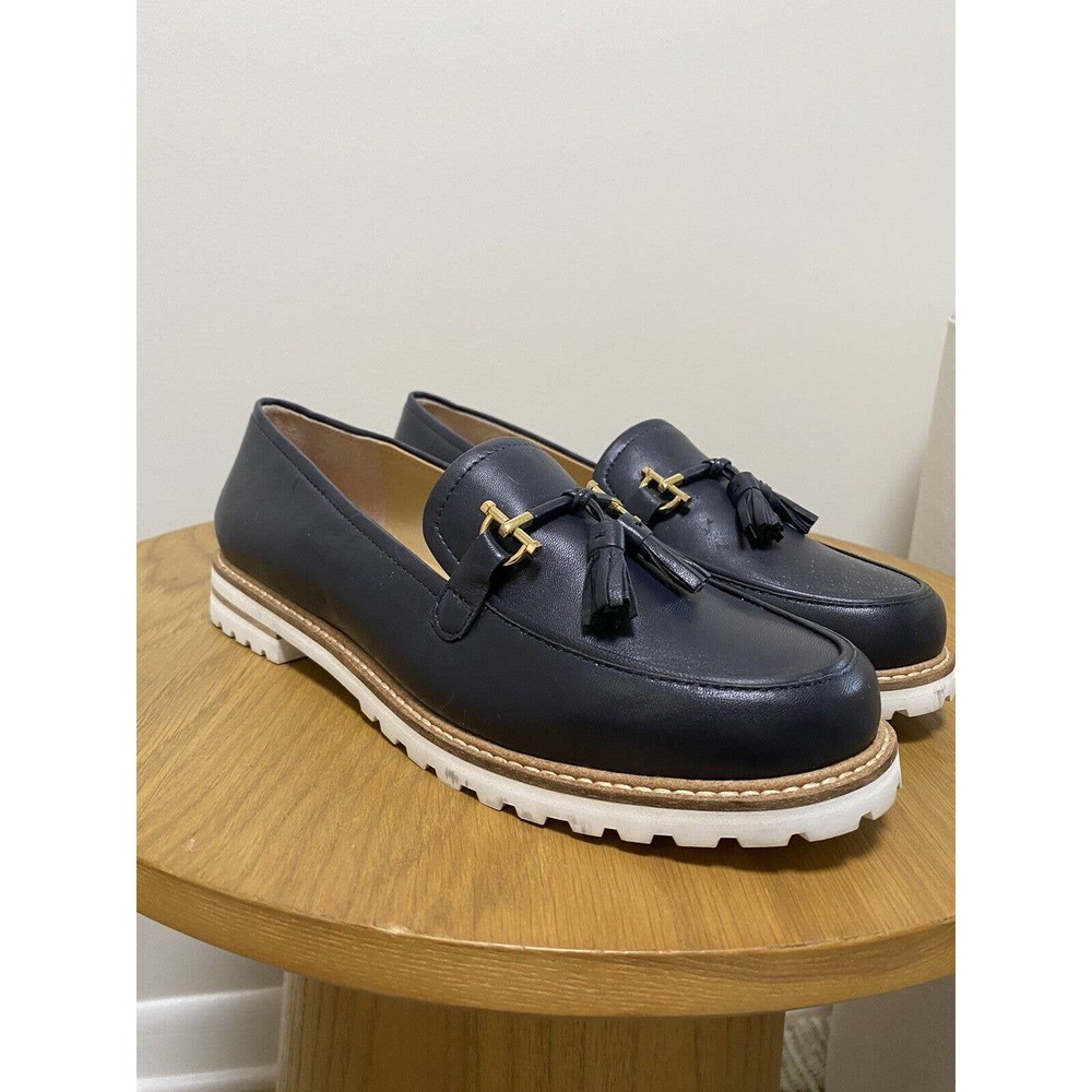 Talbots LAURA TASSEL INDIGO BLUE LOAFERS 9M